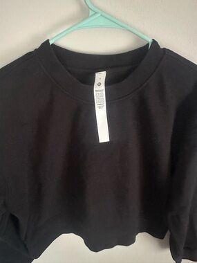 lululemon athletica Black Crewneck Sweatshirt